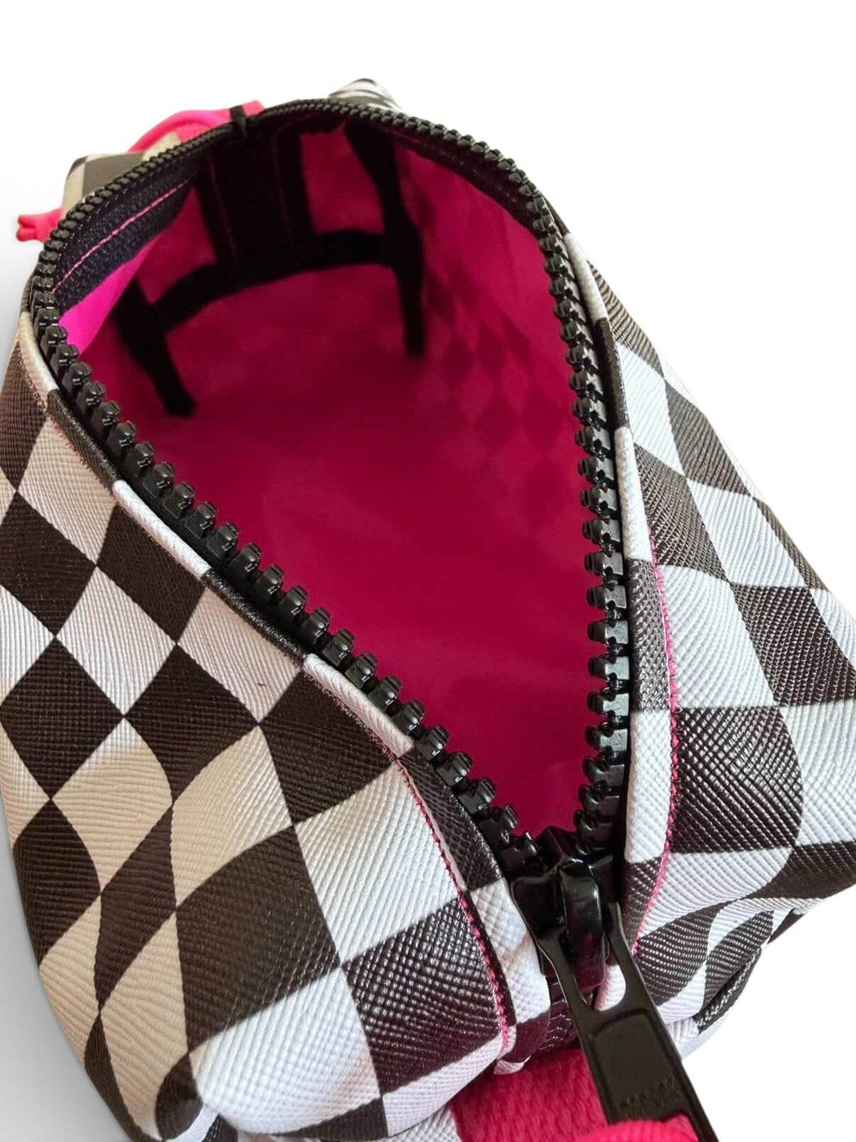 Checkered Pink Ammo Bag