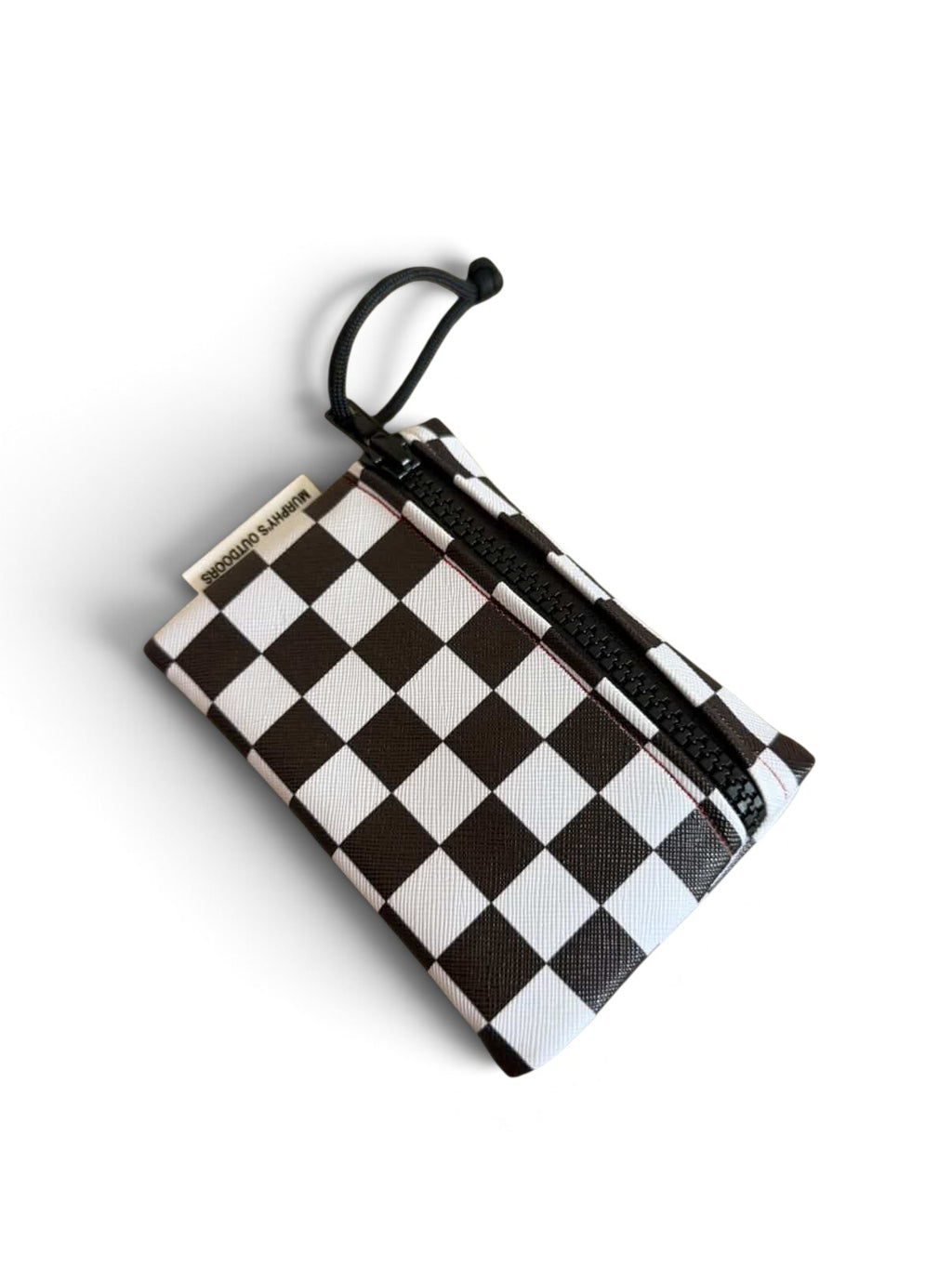 Checkered Red Card Caddy