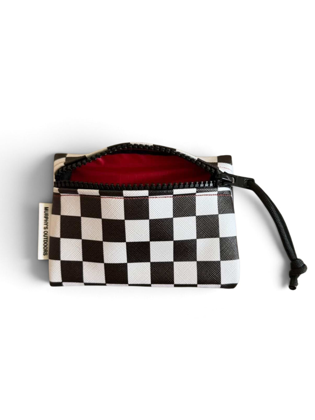 Checkered Red Card Caddy