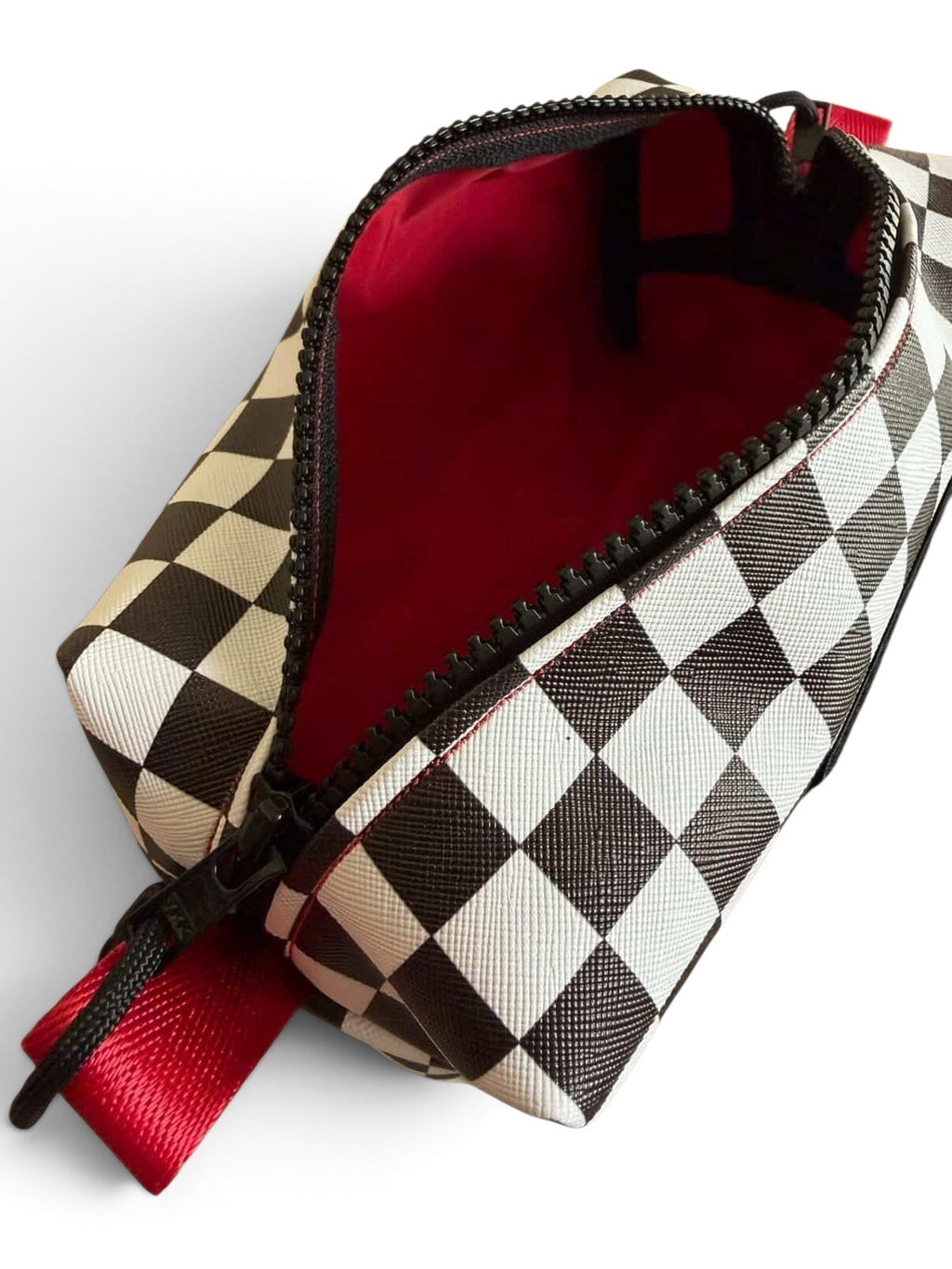 Checkered Red Ammo Bag
