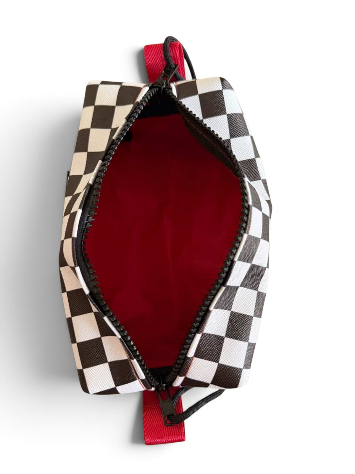 Checkered Red Ammo Bag